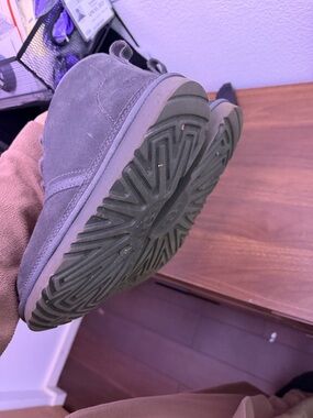 UGG Suede Ankle Boots - Gray